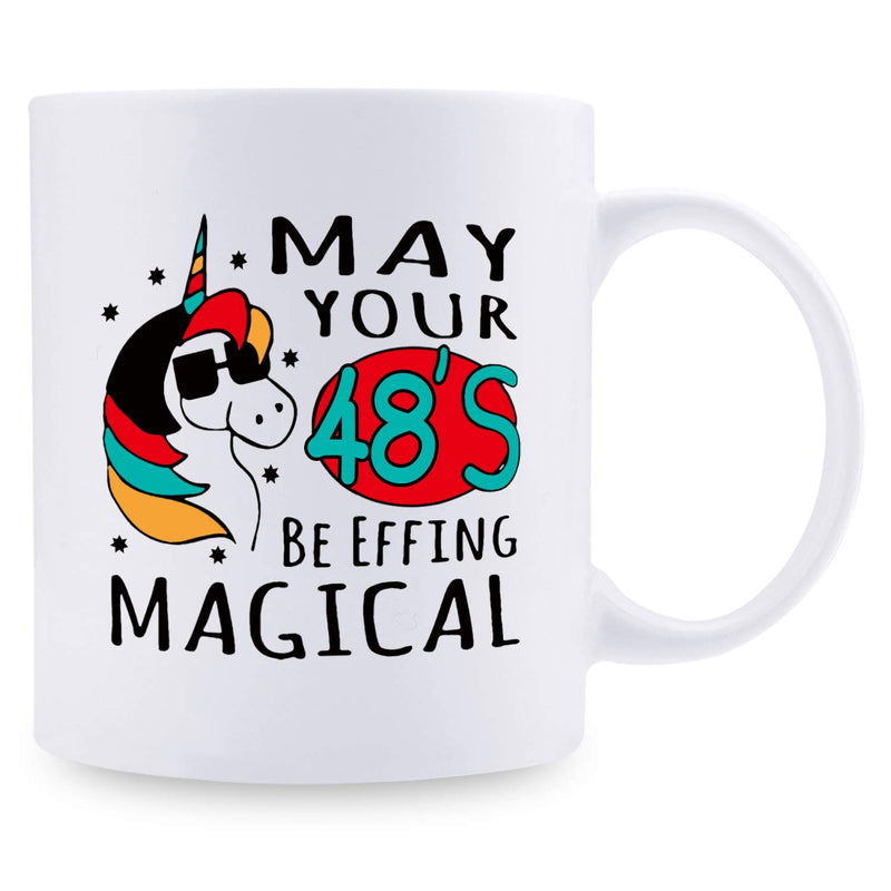 48th Birthday Gifts for Women - 1971 Birthday Gifts for Women, 48 Years Old Birthday Gifts Coffee Mug for Mom, Wife, Friend, Sister, Her, Colleague, Coworker - 11oz