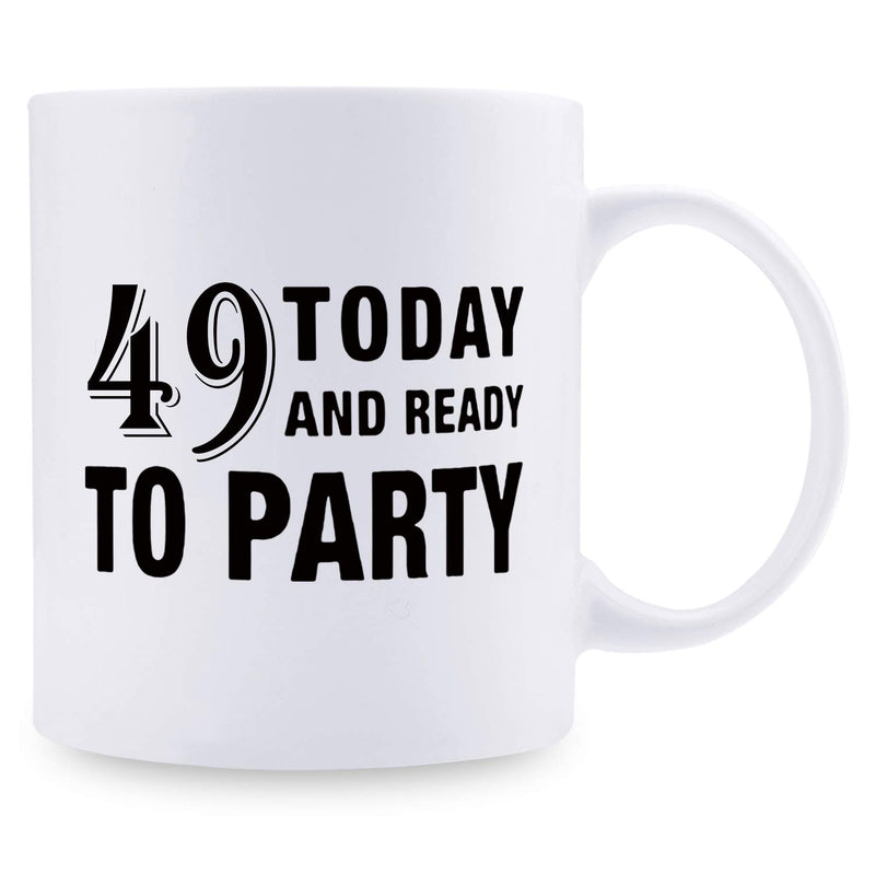 49th Birthday Gifts for Women - 1970 Birthday Gifts for Women, 49 Years Old Birthday Gifts Coffee Mug for Mom, Wife, Friend, Sister, Her, Colleague, Coworker - 11oz