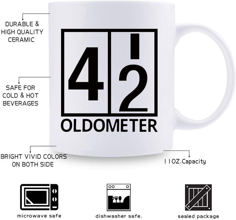 42nd Birthday Gifts for Men - 1977 Birthday Gifts for Men, 42 Years Old Birthday Gifts Coffee Mug for Dad, Husband, Friend, Brother, Him, Colleague, Coworker, Oldometer Mug - 11oz