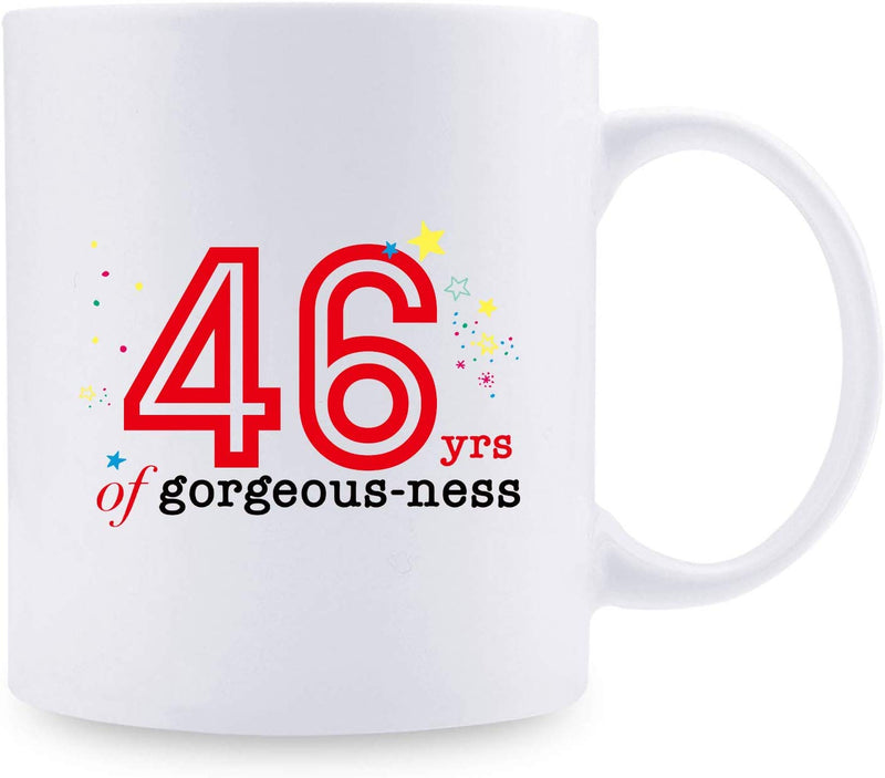 46th Birthday Gifts for Men - 1973 Birthday Gifts for Men, 46 Years Old Birthday Gifts Coffee Mug for Dad, Husband, Friend, Brother, Him, Colleague, Coworker - 11oz