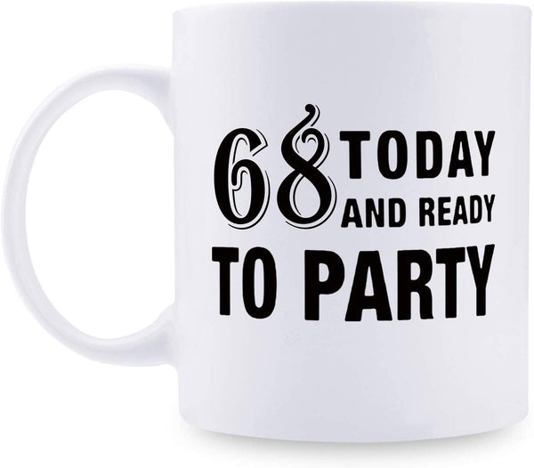 68th Birthday Gifts for Men - 1951 Birthday Gifts for Men, 68 Years Old Birthday Gifts Coffee Mug for Dad, Husband, Friend, Brother, Him, Colleague, Coworker - 11oz