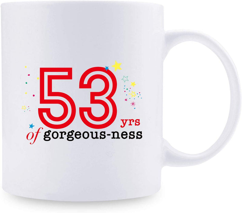 53rd Birthday Gifts for Women - 1966 Birthday Gifts for Women, 53 Years Old Birthday Gifts Coffee Mug for Mom, Wife, Friend, Sister, Her, Colleague, Coworker - 11oz