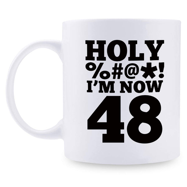 48th Birthday Gifts for Women - 1971 Birthday Gifts for Women, 48 Years Old Birthday Gifts Coffee Mug for Mom, Wife, Friend, Sister, Her, Colleague, Coworker, HOLY MUG - 11oz