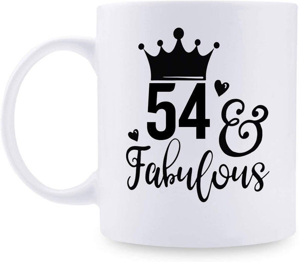 54th Birthday Gifts for Men - 1965 Birthday Gifts for Men, 54 Years Old Birthday Gifts Coffee Mug for Dad, Husband, Friend, Brother, Him, Colleague, Coworker - 11oz