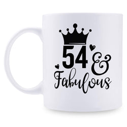 54th Birthday Gifts for Women - 1965 Birthday Gifts for Women, 54 Years Old Birthday Gifts Coffee Mug for Mom, Wife, Friend, Sister, Her, Colleague, Coworker - 11oz