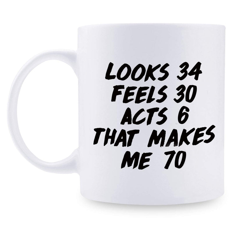 70th Birthday Gifts for Women - 1949 Birthday Gifts for Women, 70 Years Old Birthday Gifts Coffee Mug for Mom, Wife, Friend, Sister, Her, Colleague, Coworker - 11oz