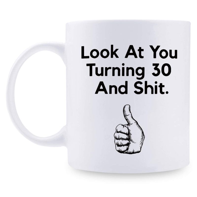 30th Birthday Gifts for Men - 1989 Birthday Gifts for Men, 30 Years Old Birthday Gifts Coffee Mug for Dad, Husband, Friend, Brother, Him, Colleague, Coworker - 11oz