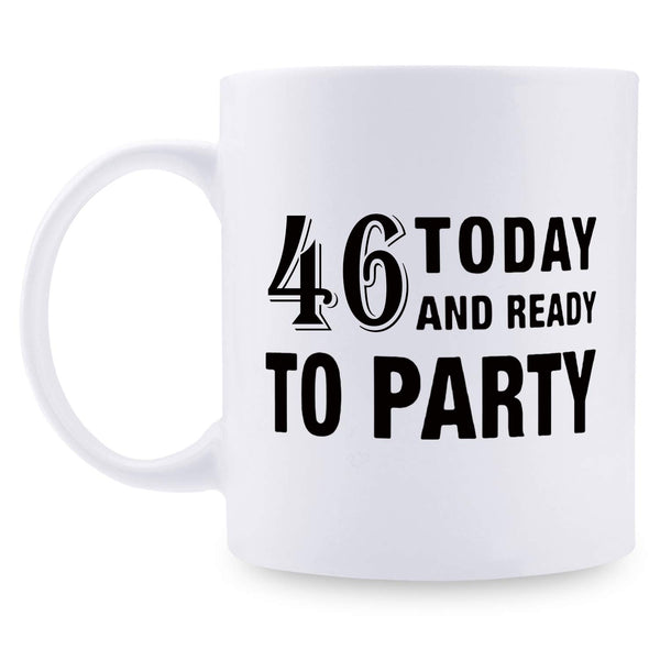 46th Birthday Gifts for Women - 1973 Birthday Gifts for Women, 46 Years Old Birthday Gifts Coffee Mug for Mom, Wife, Friend, Sister, Her, Colleague, Coworker - 11oz