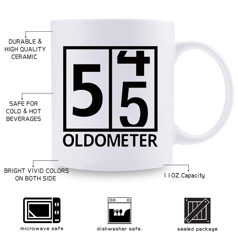 55th Birthday Gifts for Women - 1964 Birthday Gifts for Women, 55 Years Old Birthday Gifts Coffee Mug for Mom, Wife, Friend, Sister, Her, Colleague, Coworker, Oldometer Mug - 11oz