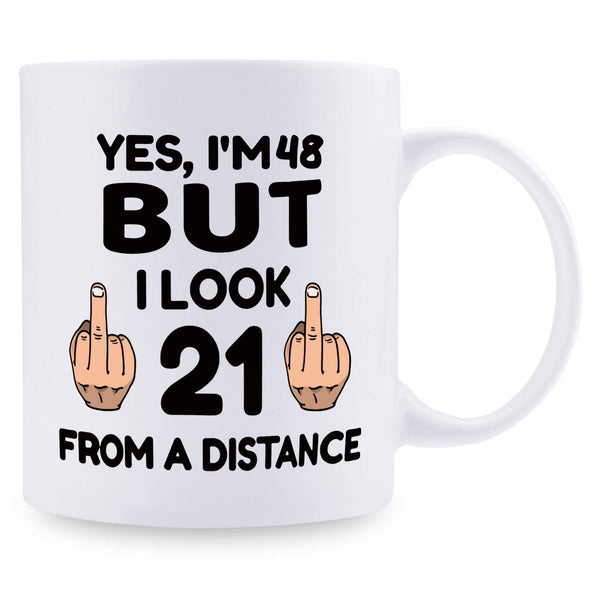 48th Birthday Gifts for Men - 1971 Birthday Gifts for Men, 48 Years Old Birthday Gifts Coffee Mug for Dad, Husband, Friend, Brother, Him, Colleague, Coworker - 11oz