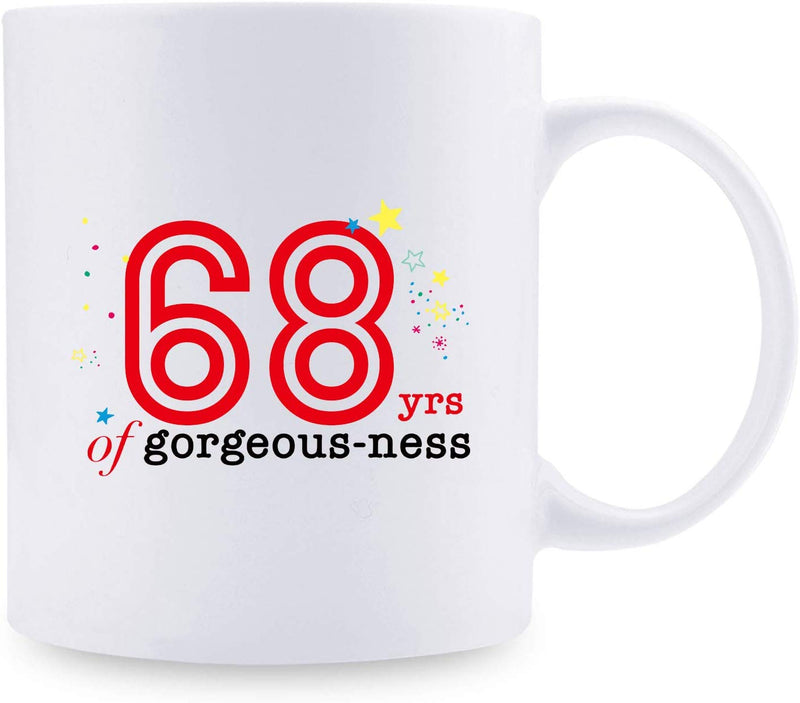 68th Birthday Gifts for Women - 1951 Birthday Gifts for Women, 68 Years Old Birthday Gifts Coffee Mug for Mom, Wife, Friend, Sister, Her, Colleague, Coworker - 11oz