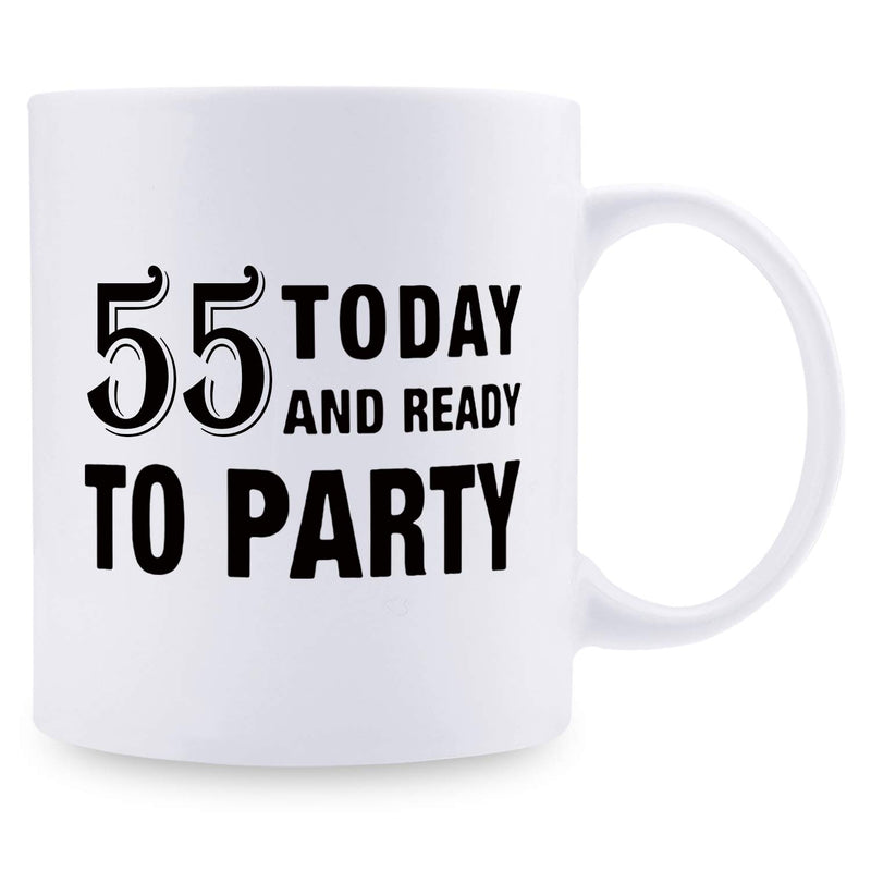 55th Birthday Gifts for Men - 1964 Birthday Gifts for Men, 55 Years Old Birthday Gifts Coffee Mug for Dad, Husband, Friend, Brother, Him, Colleague, Coworker - 11oz