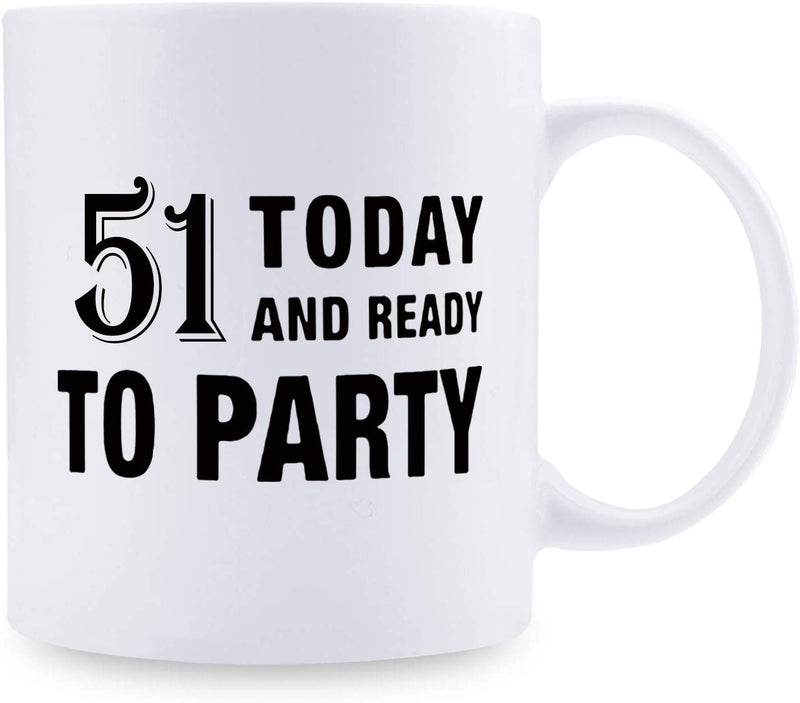 51st Birthday Gifts for Women - 1968 Birthday Gifts for Women, 51 Years Old Birthday Gifts Coffee Mug for Mom, Wife, Friend, Sister, Her, Colleague, Coworker - 11oz