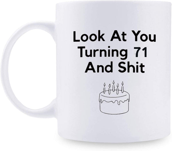 71st Birthday Gifts for Men - 1948 Birthday Gifts for Men, 71 Years Old Birthday Gifts Coffee Mug for Dad, Husband, Friend, Brother, Him, Colleague, Coworker - 11oz