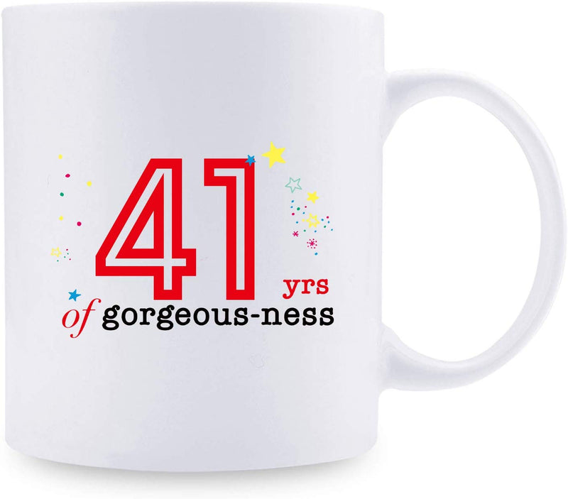 41st Birthday Gifts for Women - 1978 Birthday Gifts for Women, 41 Years Old Birthday Gifts Coffee Mug for Mom, Wife, Friend, Sister, Her, Colleague, Coworker - 11oz