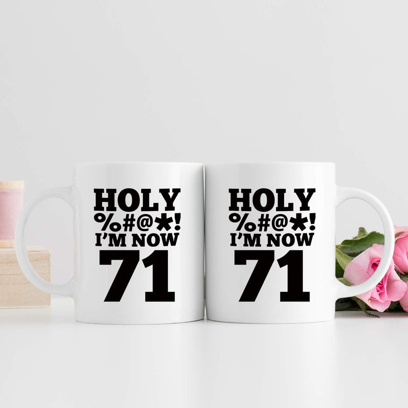 71st Birthday Gifts for Women - 1948 Birthday Gifts for Women, 71 Years Old Birthday Gifts Coffee Mug for Mom, Wife, Friend, Sister, Her, Colleague, Coworker, HOLY MUG - 11oz