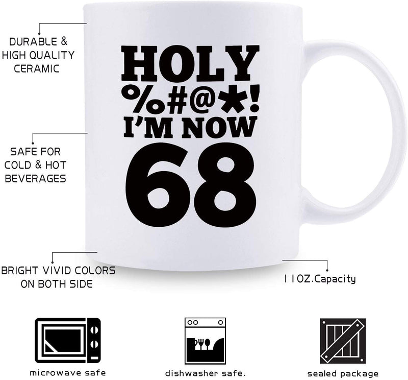 68th Birthday Gifts for Women - 1951 Birthday Gifts for Women, 68 Years Old Birthday Gifts Coffee Mug for Mom, Wife, Friend, Sister, Her, Colleague, Coworker, HOLY MUG - 11oz