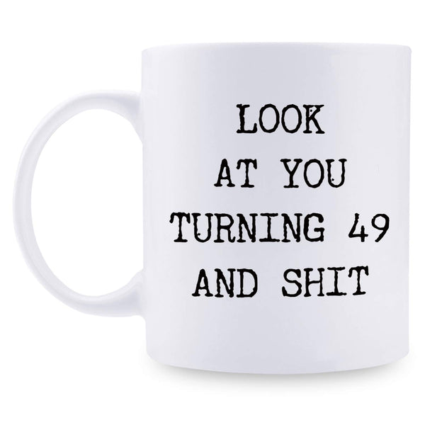 49th Birthday Gifts for Men - 1970 Birthday Gifts for Men, 49 Years Old Birthday Gifts Coffee Mug for Dad, Husband, Friend, Brother, Him, Colleague, Coworker - 11oz