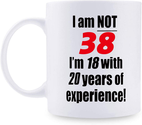 38th Birthday Gifts for Women - 1981 Birthday Gifts for Women, 38 Years Old Birthday Gifts Coffee Mug for Mom, Wife, Friend, Sister, Her, Colleague, Coworker - 11oz