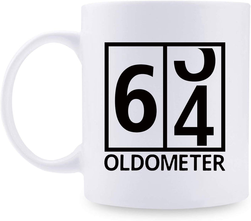 64th Birthday Gifts for Women - 1955 Birthday Gifts for Women, 64 Years Old Birthday Gifts Coffee Mug for Mom, Wife, Friend, Sister, Her, Colleague, Coworker, Oldometer Mug- 11oz