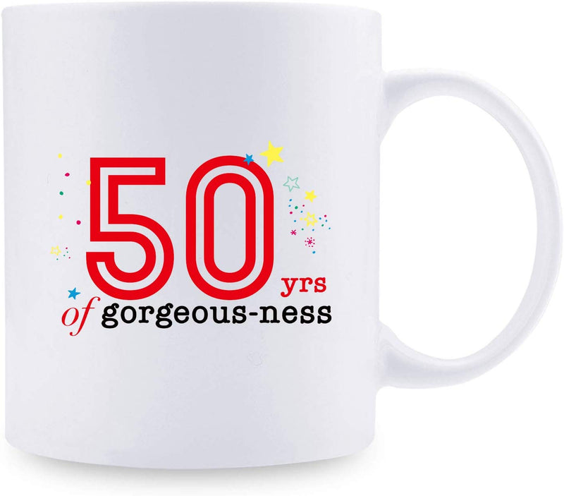 50th Birthday Gifts for Women - 1969 Birthday Gifts for Women, 50 Years Old Birthday Gifts Coffee Mug for Mom, Wife, Friend, Sister, Her, Colleague, Coworker - 11oz