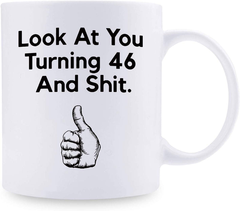 46th Birthday Gifts for Men - 1973 Birthday Gifts for Men, 46 Years Old Birthday Gifts Coffee Mug for Dad, Husband, Friend, Brother, Him, Colleague, Coworker - 11oz