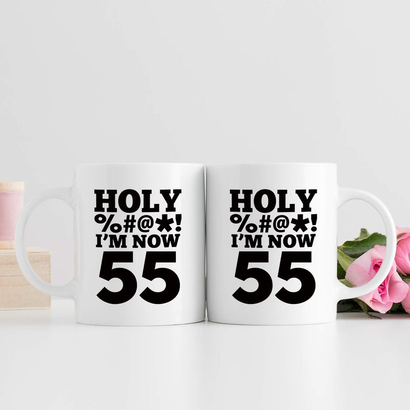 55th Birthday Gifts for Women - 1964 Birthday Gifts for Women, 55 Years Old Birthday Gifts Coffee Mug for Mom, Wife, Friend, Sister, Her, Colleague, Coworker, HOLY MUG - 11oz