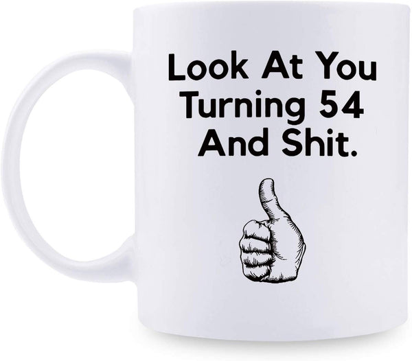 54th Birthday Gifts for Men - 1965 Birthday Gifts for Men, 54 Years Old Birthday Gifts Coffee Mug for Dad, Husband, Friend, Brother, Him, Colleague, Coworker - 11oz