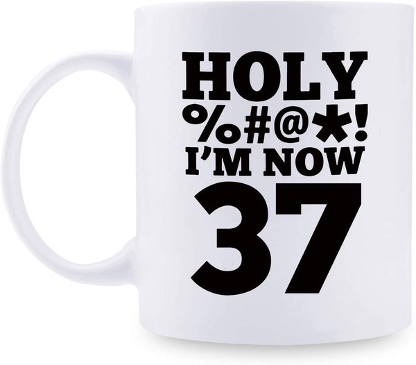 37th Birthday Gifts for Women - 1982 Birthday Gifts for Women, 37 Years Old Birthday Gifts Coffee Mug for Mom, Wife, Friend, Sister, Her, Colleague, Coworke, HOLY MUG - 11oz