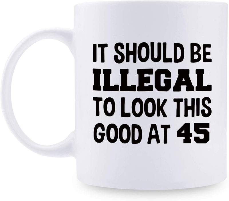 45th Birthday Gifts for Men - 1974 Birthday Gifts for Men, 45 Years Old Birthday Gifts Coffee Mug for Dad, Husband, Friend, Brother, Him, Colleague, Coworker - 11oz