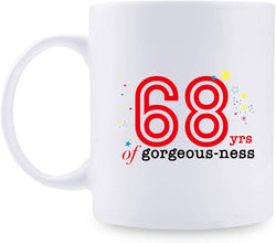 68th Birthday Gifts for Women - 1951 Birthday Gifts for Women, 68 Years Old Birthday Gifts Coffee Mug for Mom, Wife, Friend, Sister, Her, Colleague, Coworker - 11oz