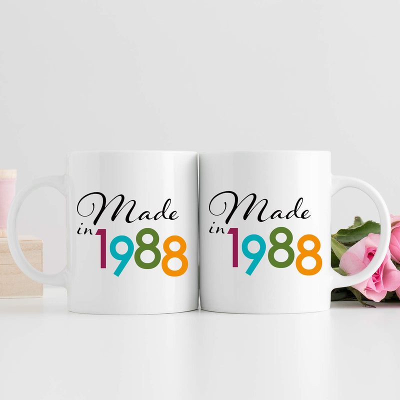 31st Birthday Gifts for Women - 1988 Birthday Gifts for Women, 31 Years Old Birthday Gifts Coffee Mug for Mom, Wife, Friend, Sister, Her, Colleague, Coworker - 11oz