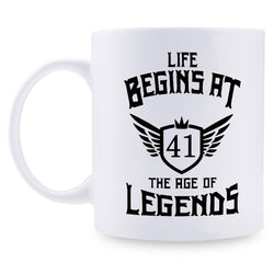 41st Birthday Gifts for Men - 1978 Birthday Gifts for Men, 41 Years Old Birthday Gifts Coffee Mug for Dad, Husband, Friend, Brother, Him, Colleague, Coworker - 11oz