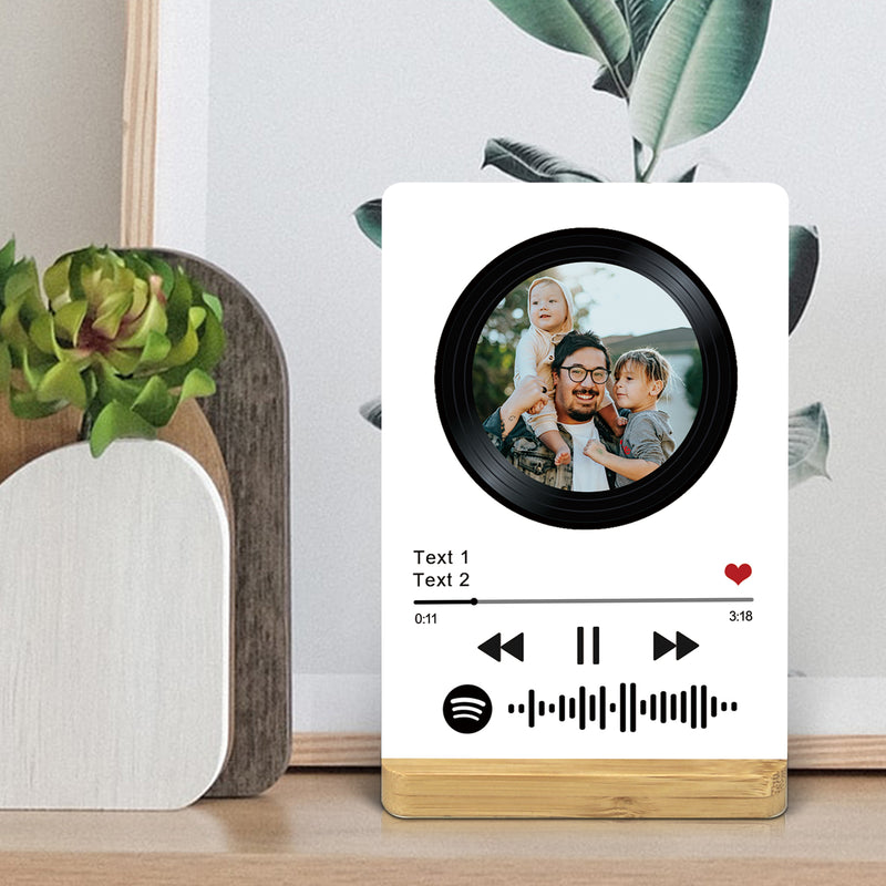 Personalized Music Plaque | Customized Song Plaque | Spotify Plaque | Custom Music Gifts | Couple Gifts | Anniversary Gift | Birthday Gifts