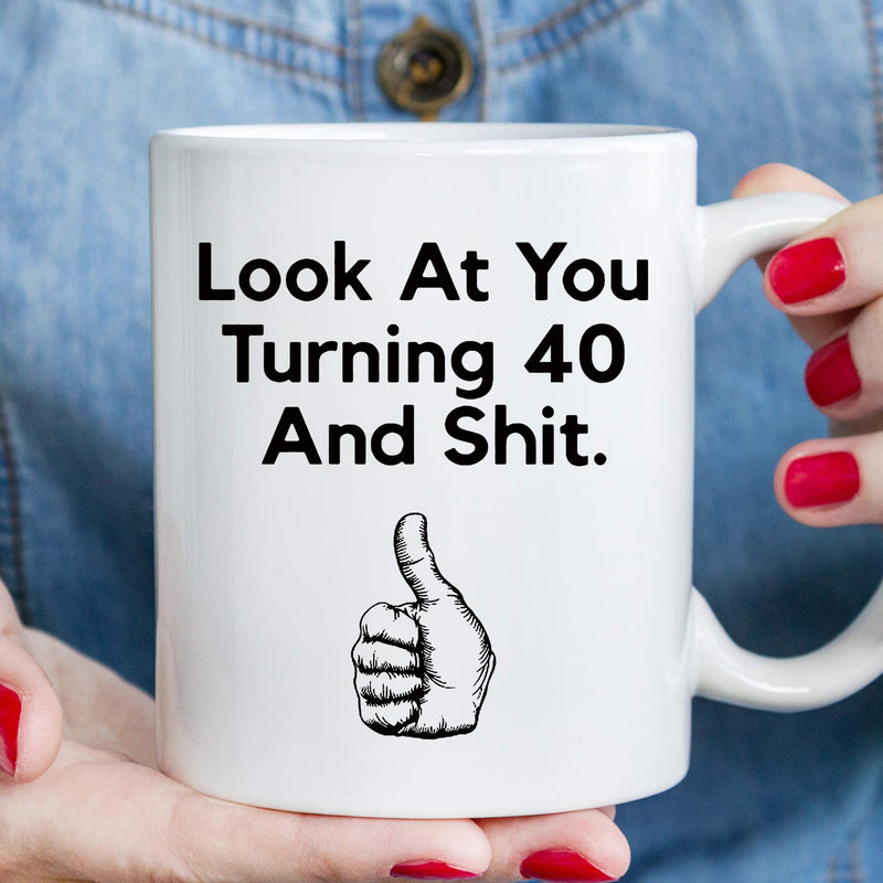 40th Birthday Gifts for Men - 1979 Birthday Gifts for Men, 40 Years Old Birthday Gifts Coffee Mug for Dad, Husband, Friend, Brother, Him, Colleague, Coworker - 11oz