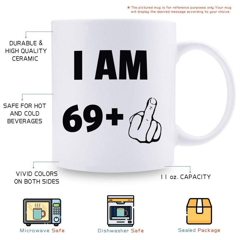 70th Birthday Gifts for Men - 1949 Birthday Gifts for Men, 70 Years Old Birthday Gifts Coffee Mug for Dad, Husband, Friend, Brother, Him, Colleague, Coworker - 11oz