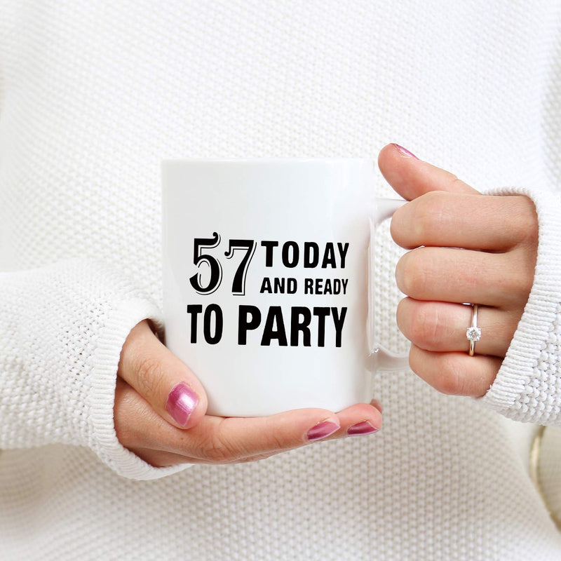 57th Birthday Gifts for Women - 1962 Birthday Gifts for Women, 57 Years Old Birthday Gifts Coffee Mug for Mom, Wife, Friend, Sister, Her, Colleague, Coworker - 11oz