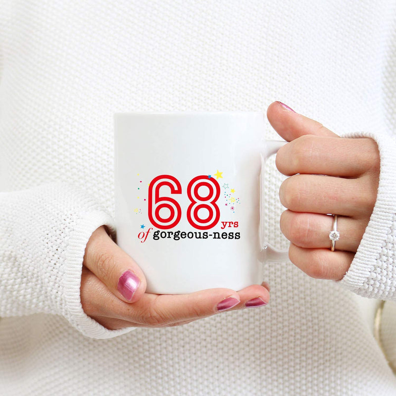 68th Birthday Gifts for Women - 1951 Birthday Gifts for Women, 68 Years Old Birthday Gifts Coffee Mug for Mom, Wife, Friend, Sister, Her, Colleague, Coworker - 11oz