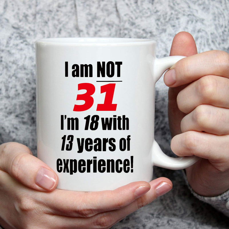 31st Birthday Gifts for Women - 1988 Birthday Gifts for Women, 31 Years Old Birthday Gifts Coffee Mug for Mom, Wife, Friend, Sister, Her, Colleague, Coworker - 11oz