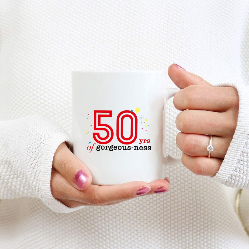 50th Birthday Gifts for Women - 1969 Birthday Gifts for Women, 50 Years Old Birthday Gifts Coffee Mug for Mom, Wife, Friend, Sister, Her, Colleague, Coworker - 11oz