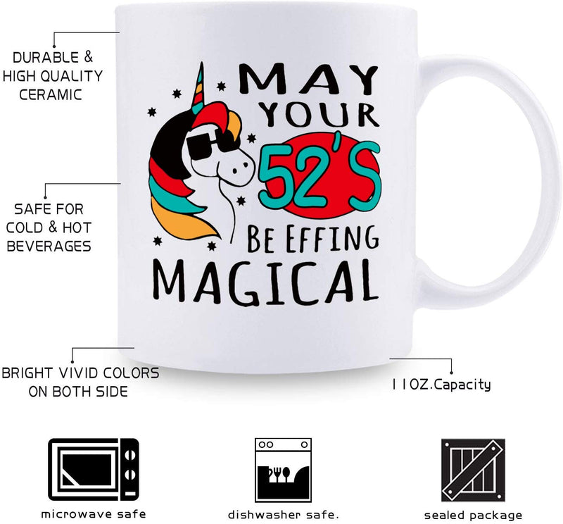 52nd Birthday Gifts for Men - 1967 Birthday Gifts for Men, 52 Years Old Birthday Gifts Coffee Mug for Dad, Husband, Friend, Brother, Him, Colleague, Coworker - 11oz