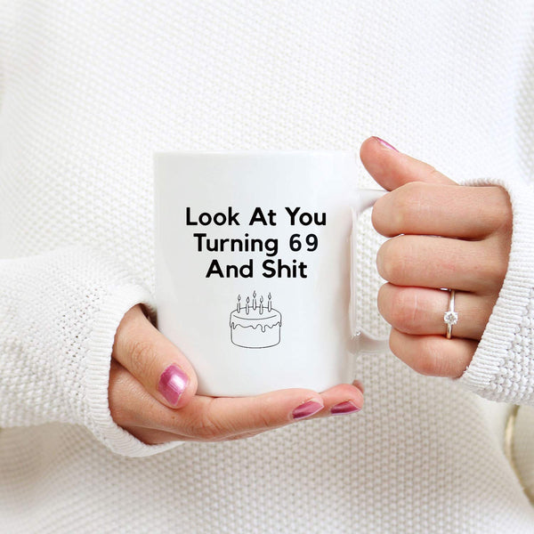 69th Birthday Gifts for Women - 1950 Birthday Gifts for Women, 69 Years Old Birthday Gifts Coffee Mug for Mom, Wife, Friend, Sister, Her, Colleague, Coworker - 11oz