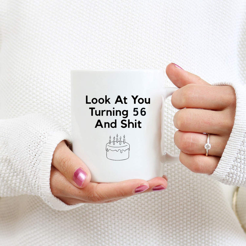 56th Birthday Gifts for Women - 1963 Birthday Gifts for Women, 56 Years Old Birthday Gifts Coffee Mug for Mom, Wife, Friend, Sister, Her, Colleague, Coworker - 11oz