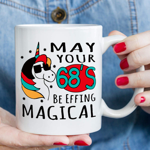 68th Birthday Gifts for Women - 1951 Birthday Gifts for Women, 68 Years Old Birthday Gifts Coffee Mug for Mom, Wife, Friend, Sister, Her, Colleague, Coworker - 11oz