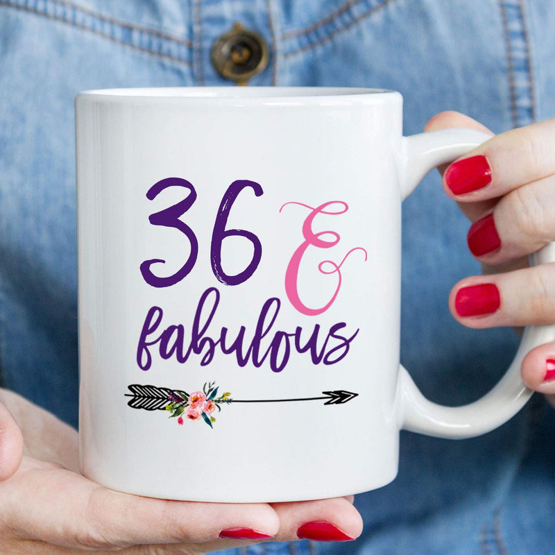 36th Birthday Gifts for Women - 1983 Birthday Gifts for Women, 36 Years Old Birthday Gifts Coffee Mug for Mom, Wife, Friend, Sister, Her, Colleague, Coworker - 11oz