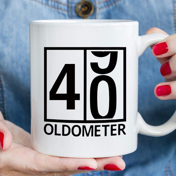 40th Birthday Gifts for Women - 1979 Birthday Gifts for Women, 40 Years Old Birthday Gifts Coffee Mug for Mom, Wife, Friend, Sister, Her, Colleague, Coworker, Oldometer Mug - 11oz