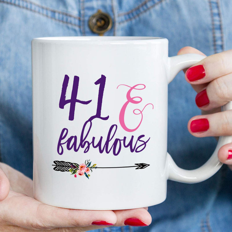 41st Birthday Gifts for Women - 1978 Birthday Gifts for Women, 41 Years Old Birthday Gifts Coffee Mug for Mom, Wife, Friend, Sister, Her, Colleague, Coworker - 11oz