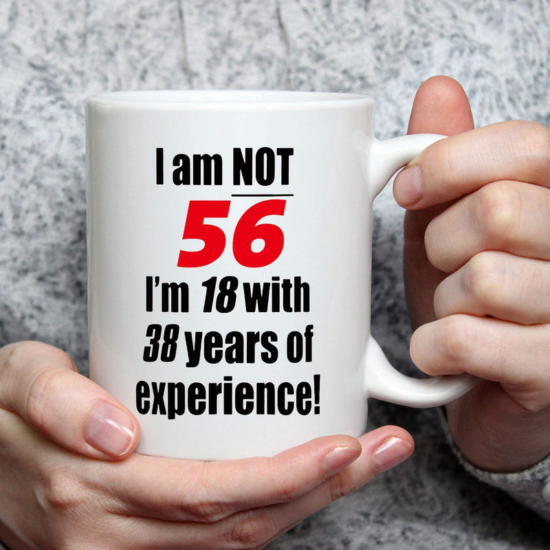 56th Birthday Gifts for Women - 1963 Birthday Gifts for Women, 56 Years Old Birthday Gifts Coffee Mug for Mom, Wife, Friend, Sister, Her, Colleague, Coworker - 11oz