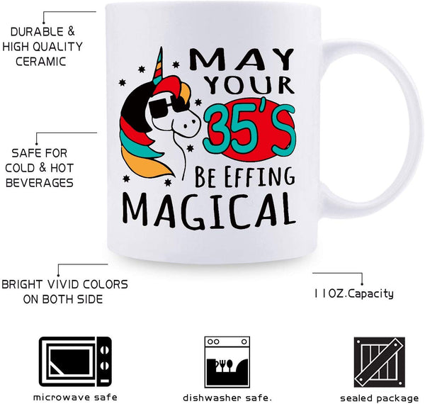 35th Birthday Gifts for Men - 1984 Birthday Gifts for Men, 35 Years Old Birthday Gifts Coffee Mug for Dad, Husband, Friend, Brother, Him, Colleague, Coworker - 11oz