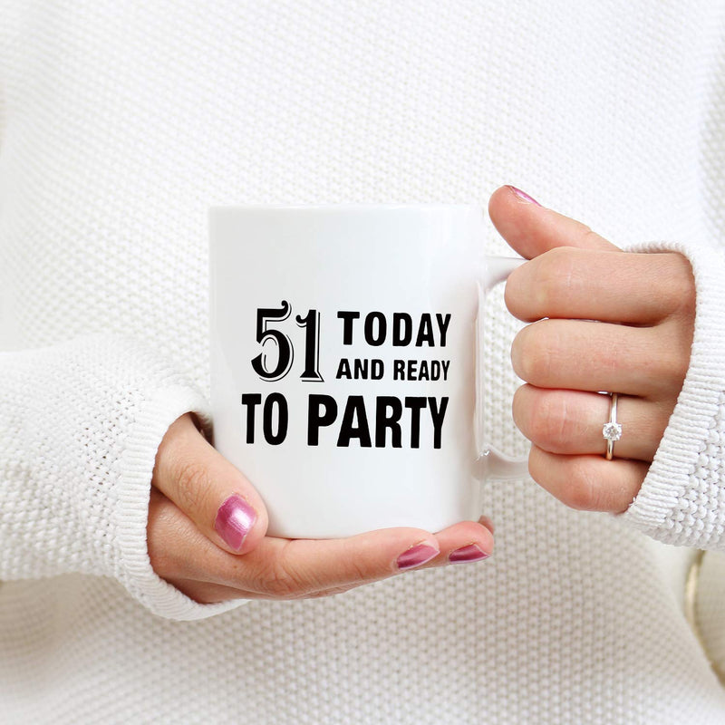 51st Birthday Gifts for Women - 1968 Birthday Gifts for Women, 51 Years Old Birthday Gifts Coffee Mug for Mom, Wife, Friend, Sister, Her, Colleague, Coworker - 11oz